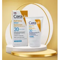 CeraVe Hydrating Sheer Sunscreen SPF 30 for Face and Body - 89ml